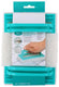 Alpina schuurspons met handgreep - krasvrij - 15x9x2 cm - wit - 3 stuks