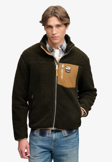 Superdry - mountain full zip fleece - heren - hoodies