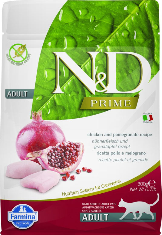 Farmina n d kat prime kip granaatappel adult 300 gram