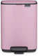 Brabantia bo pedaalemmer - 4 liter - badkamer - lilac pink