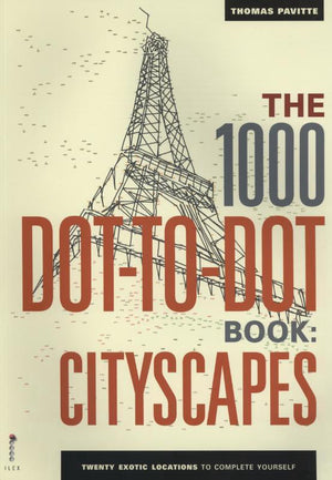 Merkloos sans marque the 1000 dot-to-dot book. cityscapes
