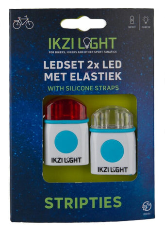 Verlichtingset Ikzi stripties wit