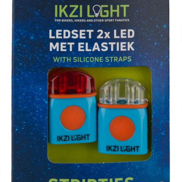 Ikzi Verlichtingset stripties blauw