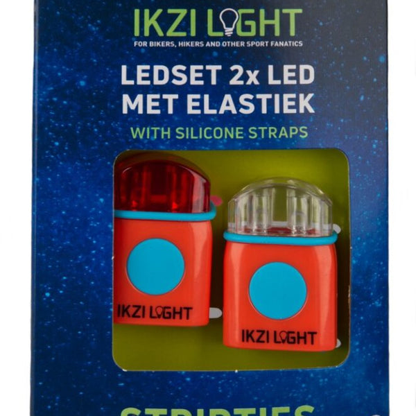 Ikzi IkziLight LED rood verlichting set Mini siliconen (hangverpakking)