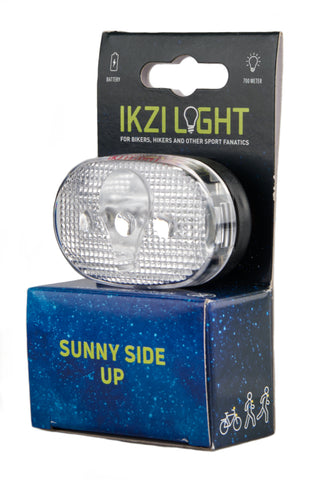 Ikzi Koplamp white light 3 led batterij