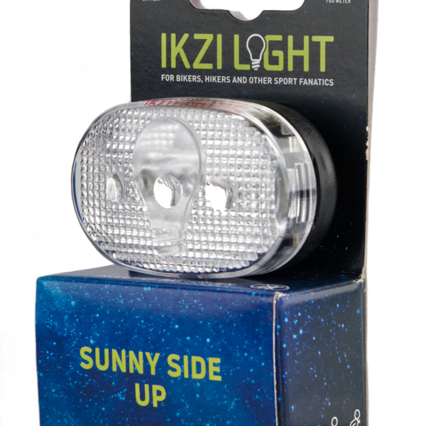 Ikzi Koplamp white light 3 led batterij