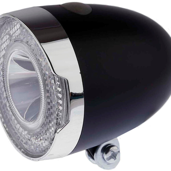 Ikzi Koplamp Retro JR 1x LED zwart