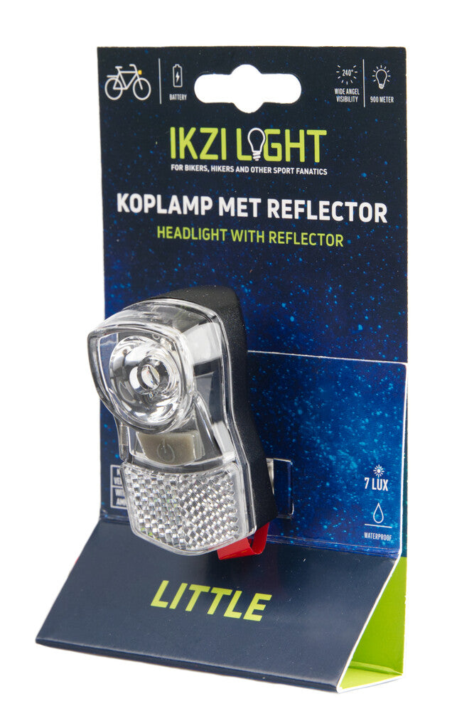 Load image into Gallery viewer, Led koplamp mini klein fel 7lux kroonbout batt. kaart
