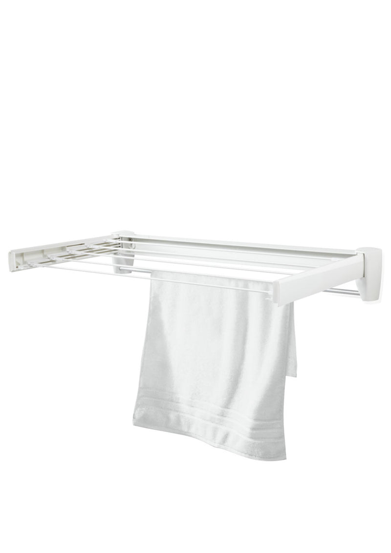 Afbeelding laden in galerijviewer, Leifheit wanddroogrek telegant 36 protect plus - 3,6 m drooglengte - ophangbaar - wit
