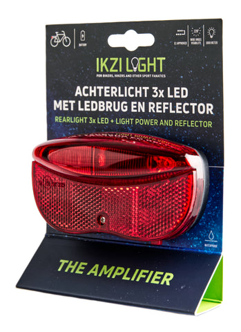 Achterlicht Ikzi 3 led kaart drager