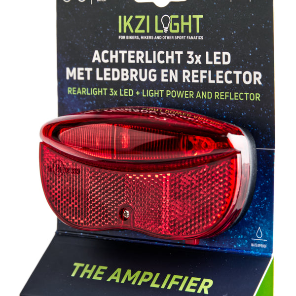 Achterlicht Ikzi 3 led kaart drager