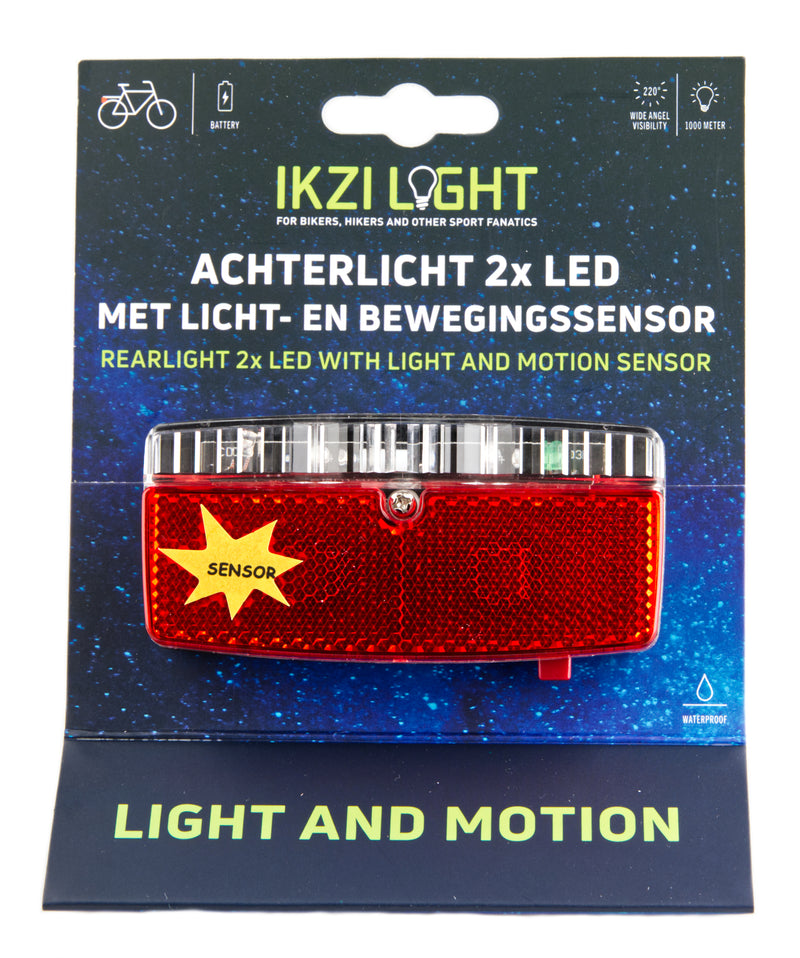 Load image into Gallery viewer, IKZI-Light LED achterlicht 80 drager 2xLED sensor 1440555
