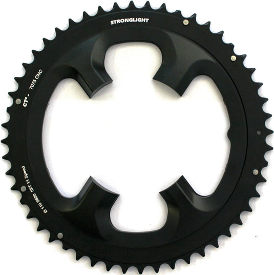 Stronglight kettingblad mod. 17 chain ring strongl. 52t outer alu black