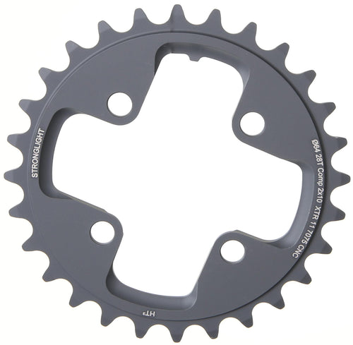 Stronglight mtb kettingblad ht3 mod. 17 chain ring strongl. ht3 28t inner alu black