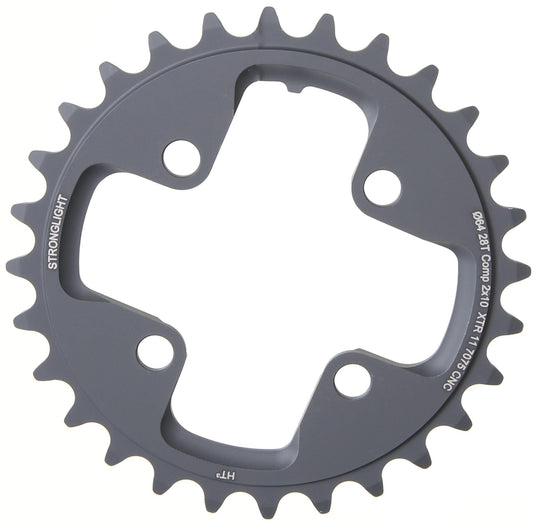 Stronglight mtb kettingblad ht3 mod. 17 chain ring strongl. ht3 28t inner alu black