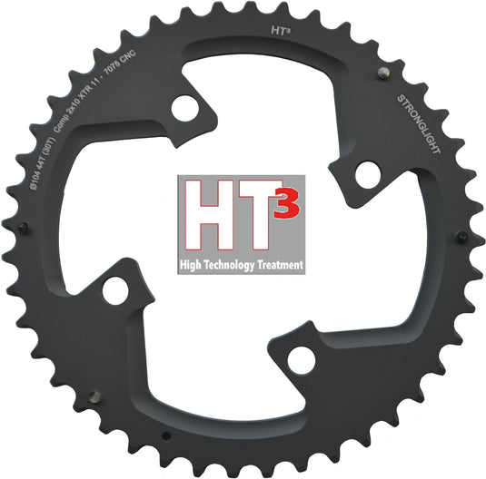 Stronglight kettingblad ht3 chain ring strongl. ht3 30t inner alu black