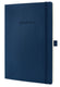 Sigel notitieboek - conceptum pure - a4 - softcover - blauw - 194 pagina's - 80 grams - ruit - si-co316