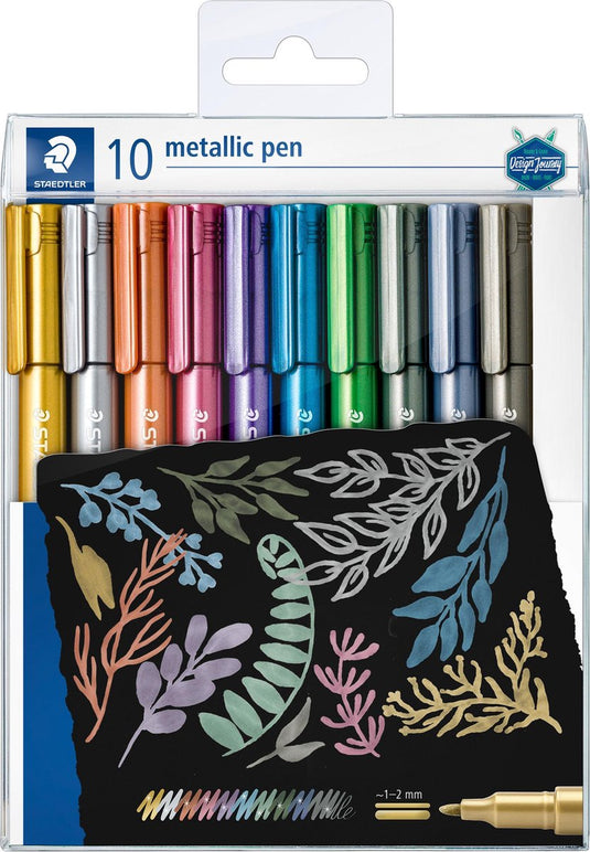 Staedtler metallic pen - set met 10 st design journey - 8323 tb10