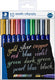 Quantore kalligrafiepennen metallic set - 10 kleuren
