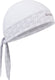 Gripgrab - zomer fiets bandana zweetbescherming uv bescherming hoofddoek fietsmuts - wit - unisex - maat one size