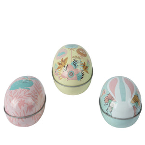 Decoris opbergblik paasei ø6cmh11.5cm multi