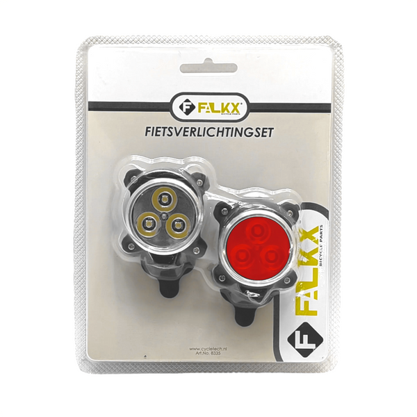 FALKX Tri Star siliconen Led verlichting set zwart Batterij