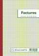 Exacompta 10x doorschrijfpapier facturen 21x14,8cm 50 bladen triple zelfkopiërend - - 13279e