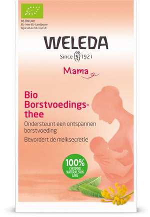 Weleda bio borstvoedingsthee - fenegriek, venkel, anijs en karwij - citroenverbena - ondersteunt een ontspannen borstvoeding - 100% natuurlijke ingrediënten - 20 zakjes