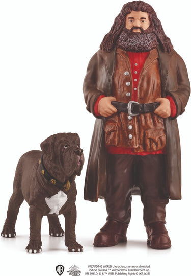 Schleich wizarding world - hagrid en muil - hagrid fang - harry potter - 42638