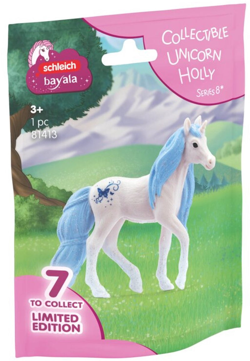 Afbeelding laden in galerijviewer, Schleich bayala verzamelbare eenhoorn holly 81413
