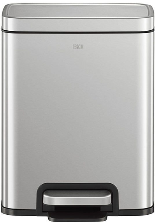 Eko - madison pedaalemmer 8 liter - stainless steel plastic - misty mat rvs - prullenbak