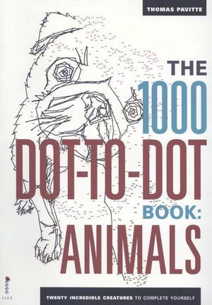 Merkloos sans marque the 1000 dot-to-dot book - animals - 20 drawings