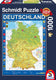 Schmidt - legpuzzel - kaart van duitsland - 1000 stukjes - volwassenen - vanaf 12 jaar