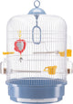 Ferplast vogelkooi voor kanaries - bengaalse vinken en parkieten - van metaal - 32,5 x 32,5 x h 49 cm one size