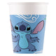 Stitch angel papieren bekers 8st 200ml | 6 stuks