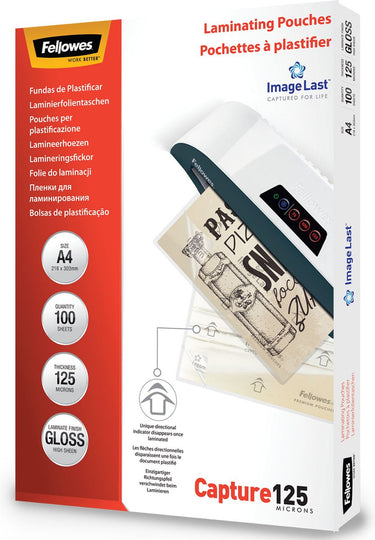 Fellowes lamineerhoezen imagelast a4 transparant