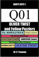 Oliver twist and fellow puzzlers (quote-outs 1)