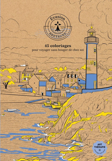 Hachette heroes évasion bretagne - art thérapie - hachette - kleurboeken voor volwassenen