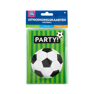 Load image into Gallery viewer, Voetbal uitnodigingskaarten
