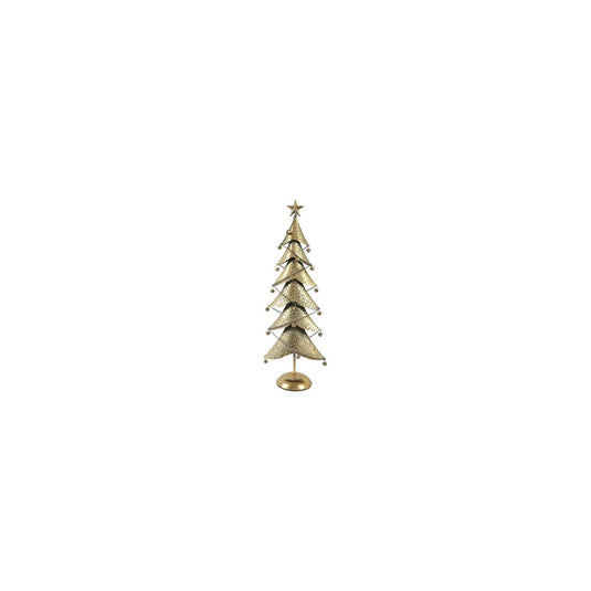 Country field countryfield kerstboom balas goud metaal 28x16x80cm