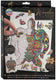 Creative craft group houten legpuzzel schildpad, 130st.