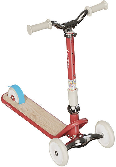 Yvolution - glider classic step – rood – opvouwbaar en verstelbaar