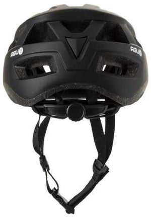 Agu attivo - fietshelm - in-mould helm - unisex - zwart - 54-58cm - 18 ventilatieopeningen - direct-dial systeem - gerecycled materiaal