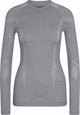 Falke wool-tech longsleeve sneldrogend wol functioneel functioneel shirt met lange mouwen dames grijs - maat s