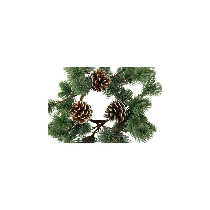 Afbeelding laden in galerijviewer, Country field countryfield krans pinus parviflora grijsgroen zijde ã˜30,5x4cm
