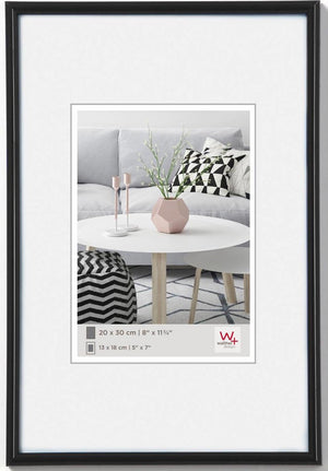 Walther galeria - kunststof lijst - fotoformaat 29,7x42 cm (din a3) - zwart