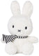Nijntje by bon ton toys nijntje zittend met sjaal - knuffel - 23 cm - wit