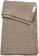 Meyco baby wafel katoen ledikant deken - taupe - 100x150cm - 1.0 tog