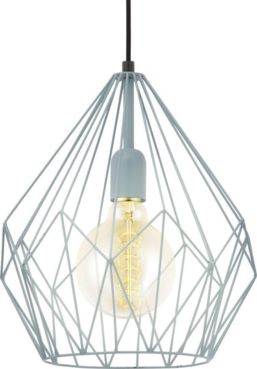 Eglo carlton hanglamp - e27 - ø 31 cm - munt