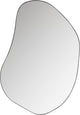 Woood romee organische spiegel - metaal - zwart - 100x70x4